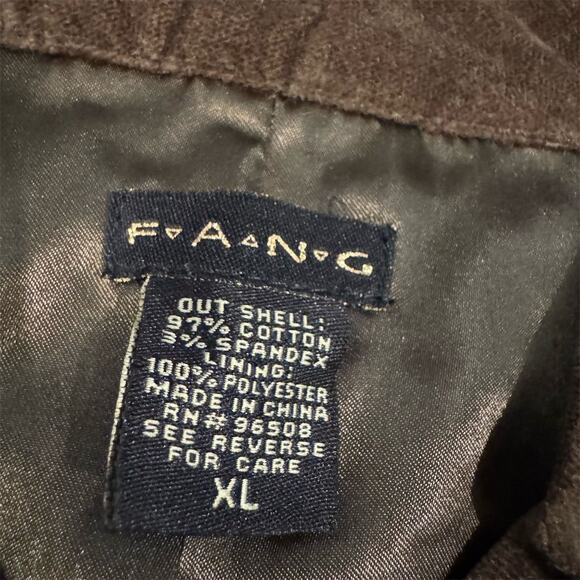 Regency Style Spencer Jacket Bolero Mushroom Brown Velour VTG XL Cropped READ - Picture 6 of 11